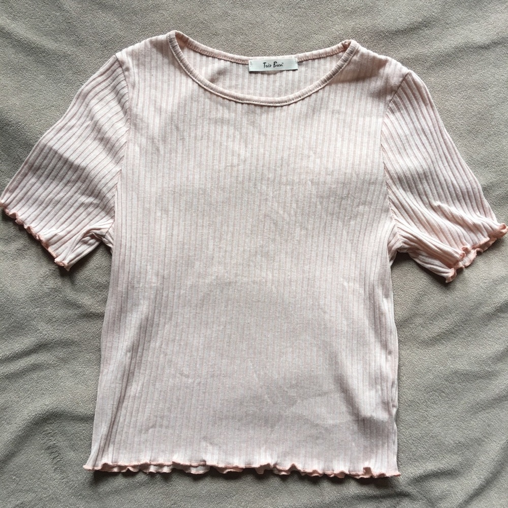 Light pink crop top